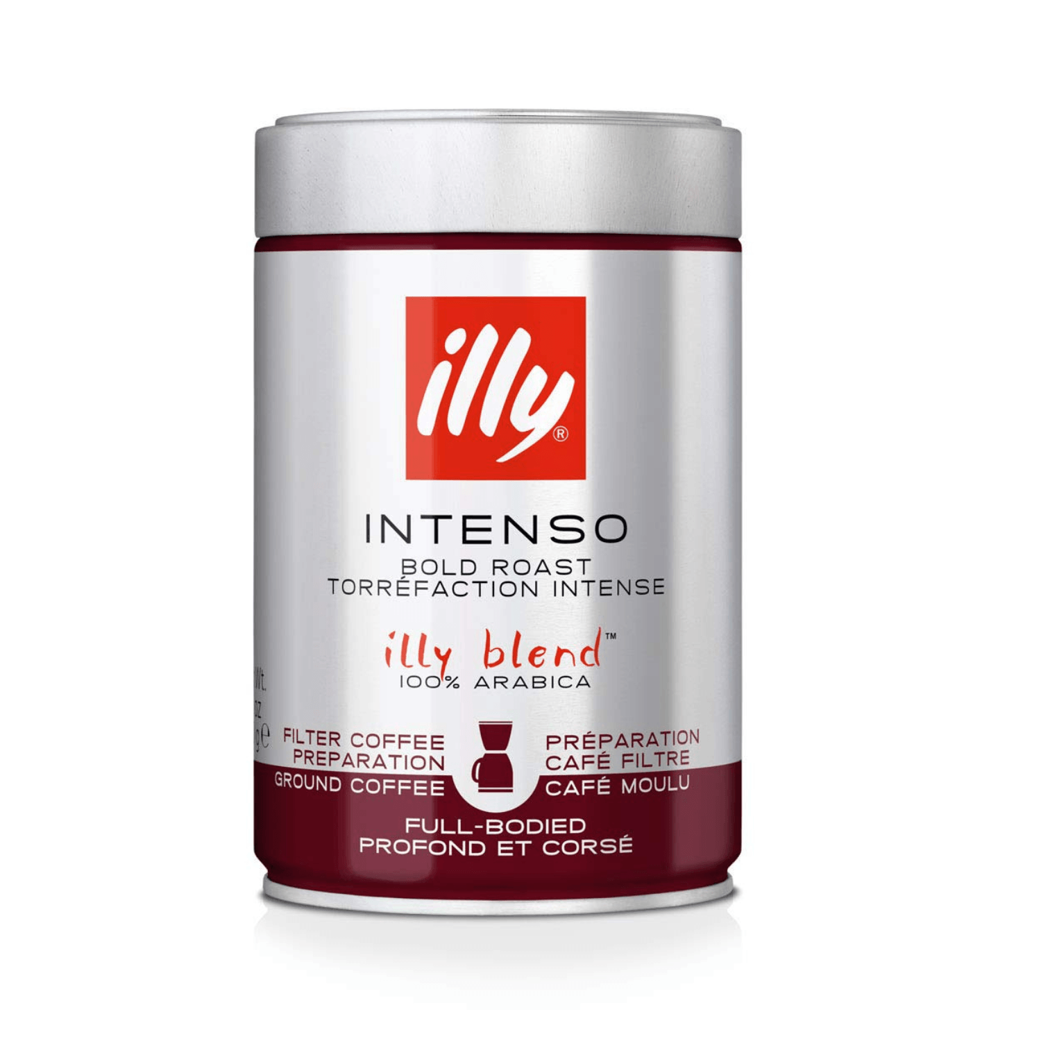 Buy Illy Intenso Bold Roast Ground Coffee (Filter Coffee), Roast